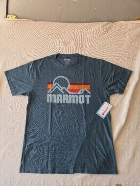 Marmot Coastal Tee SS T-Shirt  Stargazer Heather Size Large Nwt